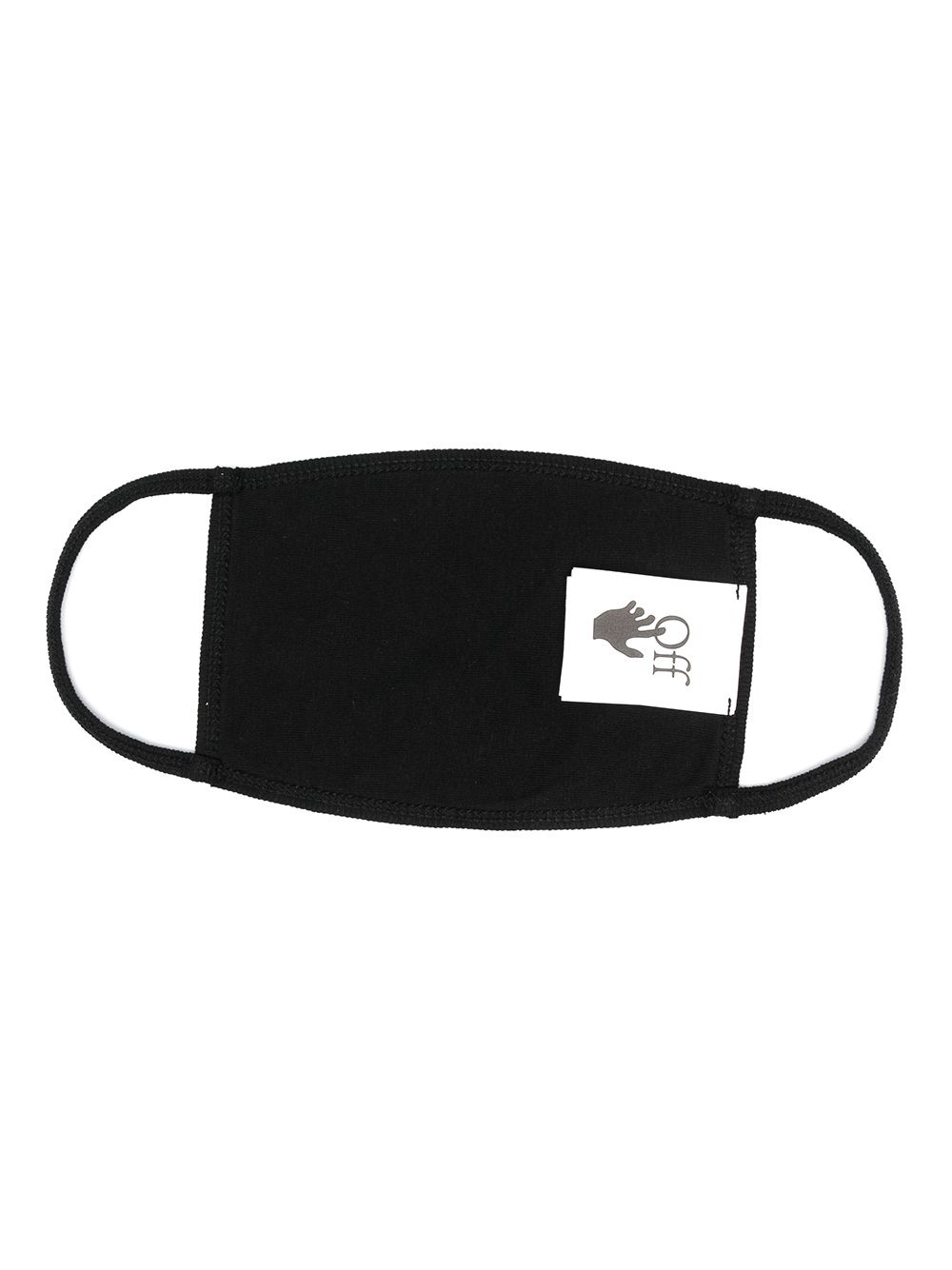logo print face mask - 3