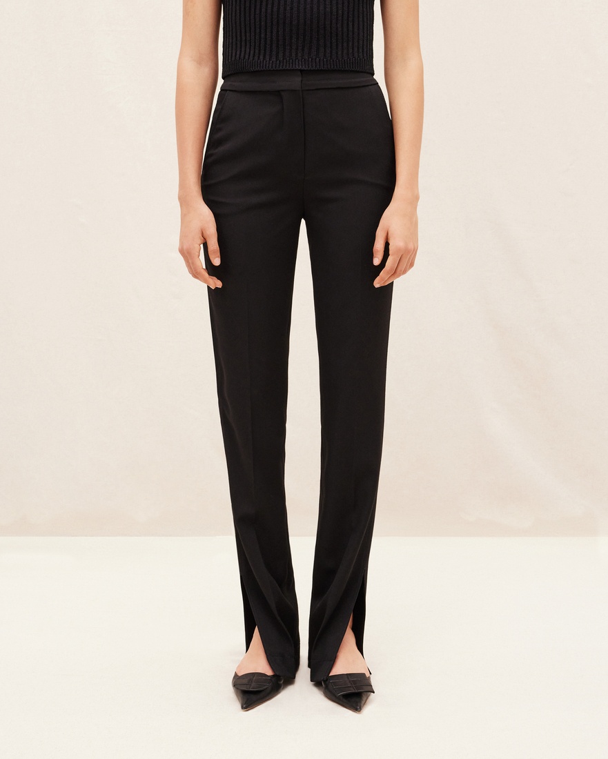 【送料&関税込】Jacquemus Le Pantalon Tibau Le Pantalon Tibau linen-blend pants in yellow - Jacquemus