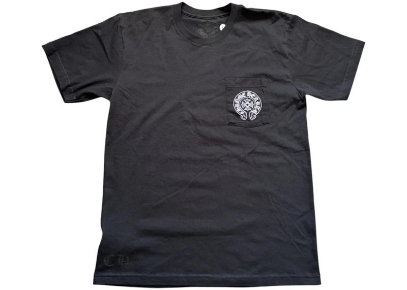 Chrome Hearts Chrome Hearts Las Vegas Horseshoe S/S Pocket Tee Black outlook