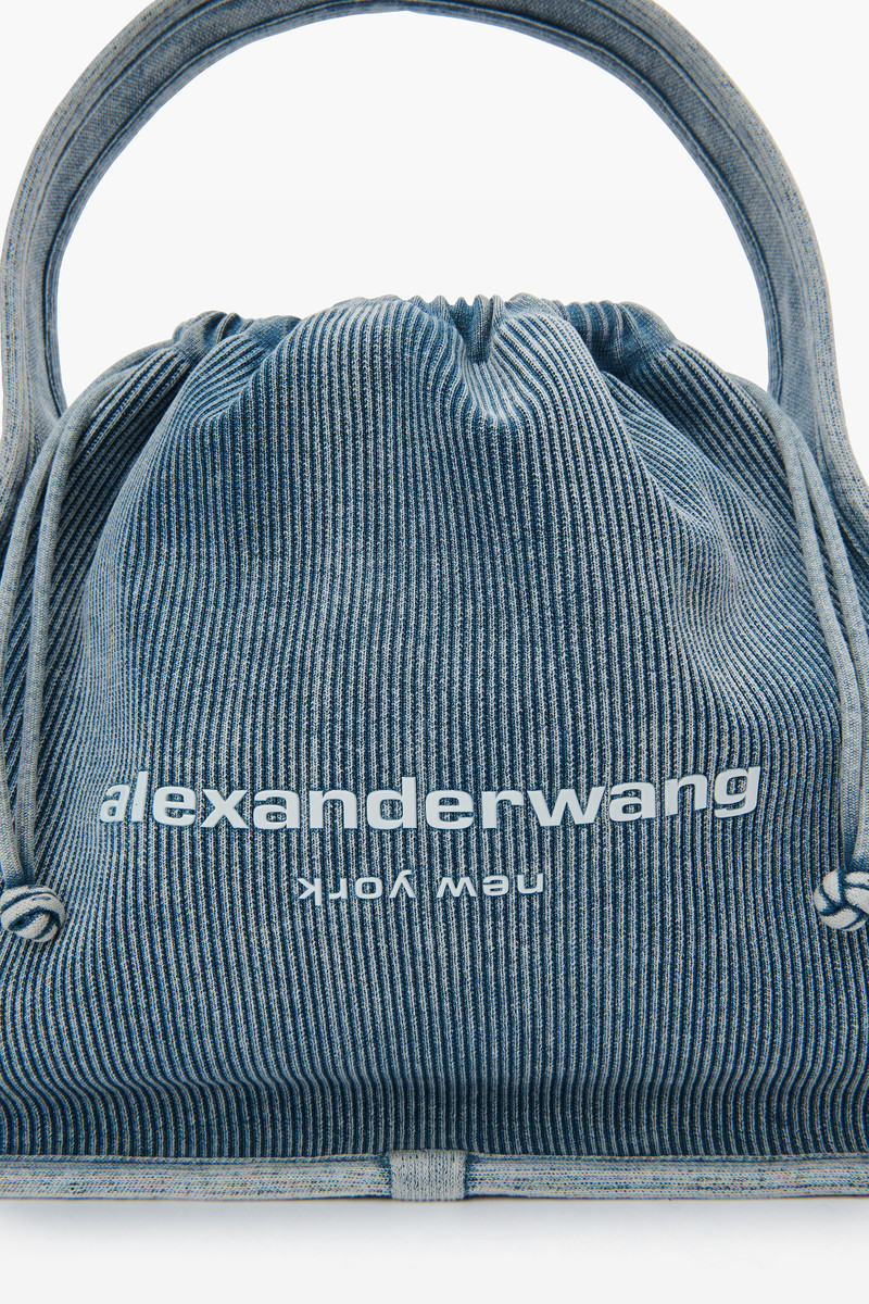 Alexander Wang Ryan Large Bag In Faded Rib Knit outlook