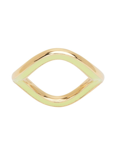 Bottega Veneta Gold Curve Ring outlook