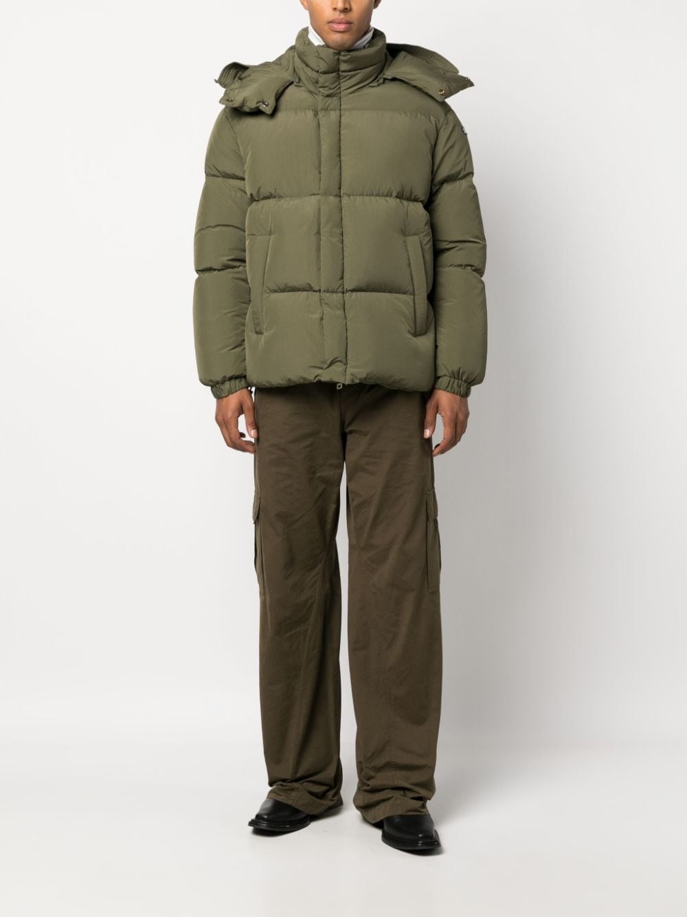 hooded zip-up padded jacket - 2