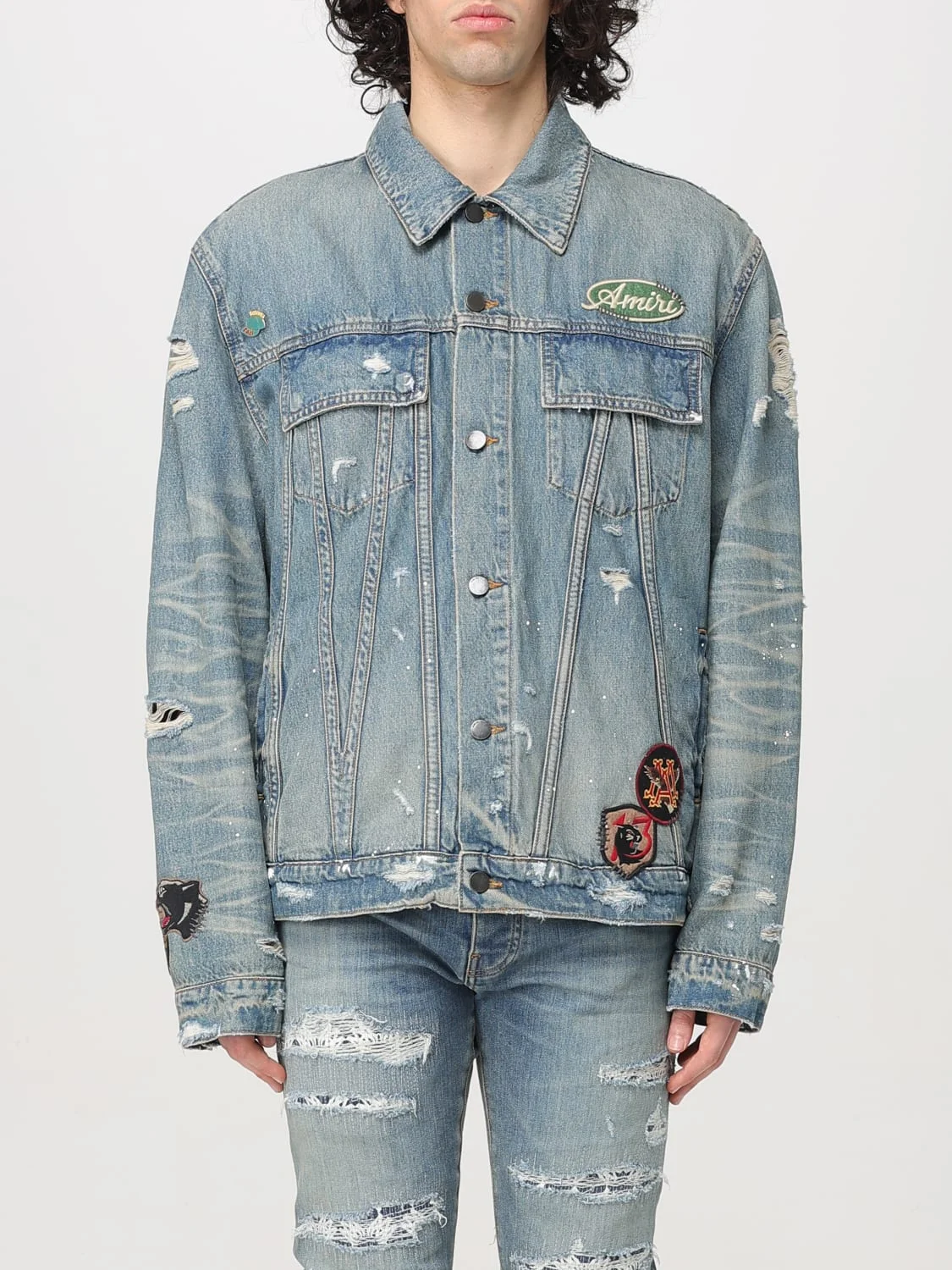 Amiri men's denim jacket - 1