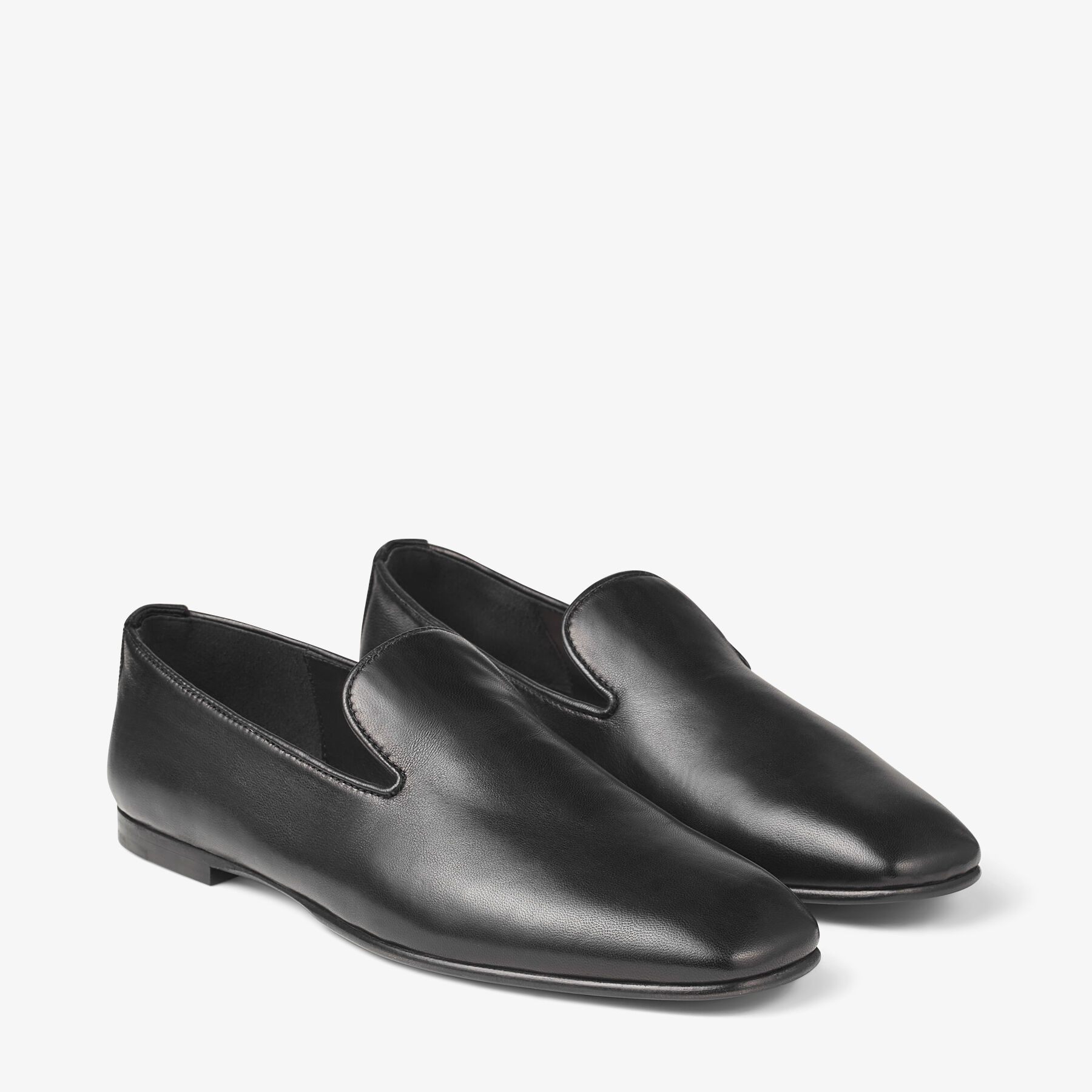 Vance Flat
Black Nappa Leather Flat Shoes with JC Button - 3