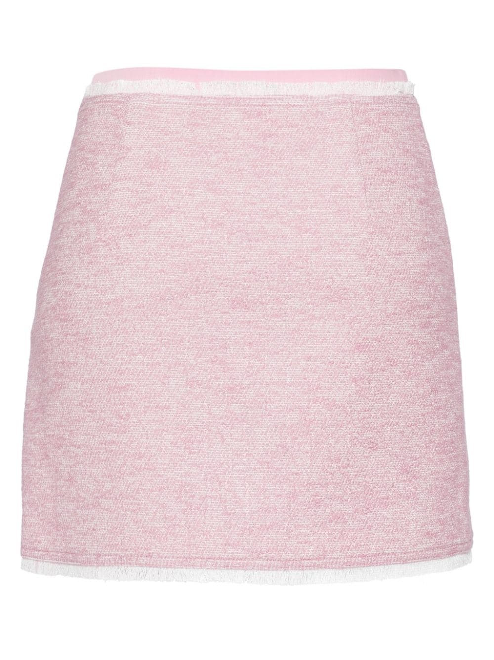 high-waisted tweed miniskirt - 2