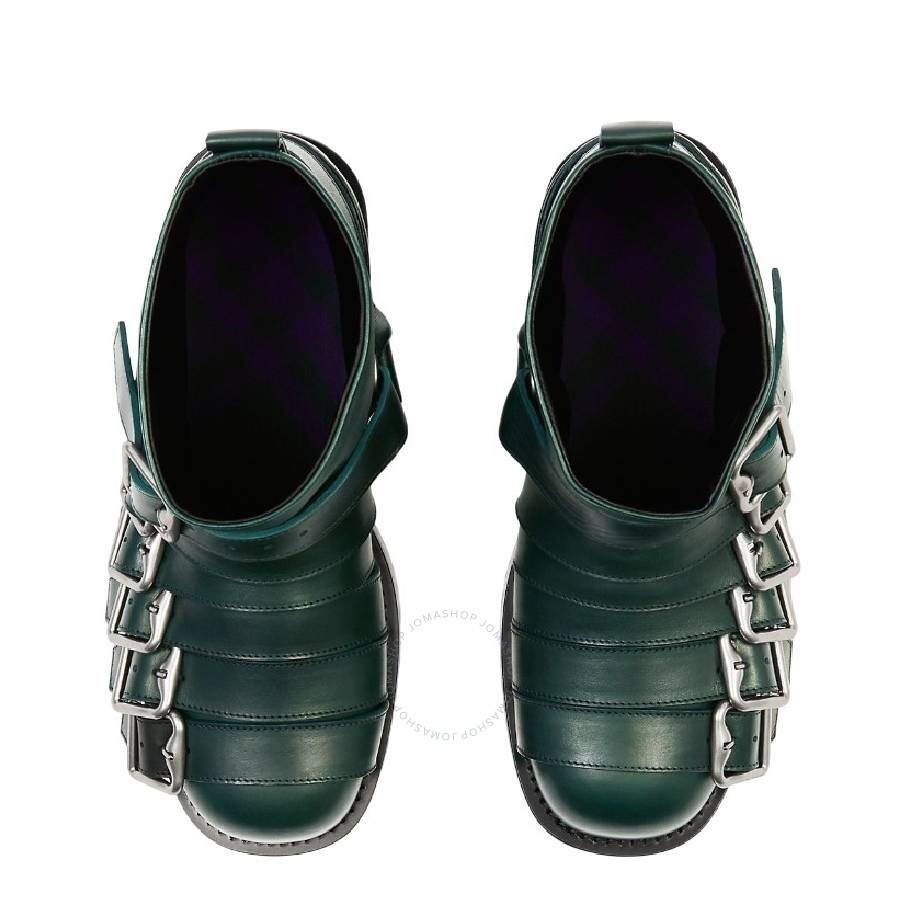 Burberry Multi-Straps Leather Boots - 2
