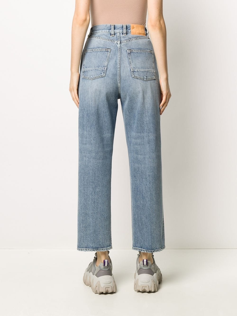 Kim panelled straight-leg jeans - 4