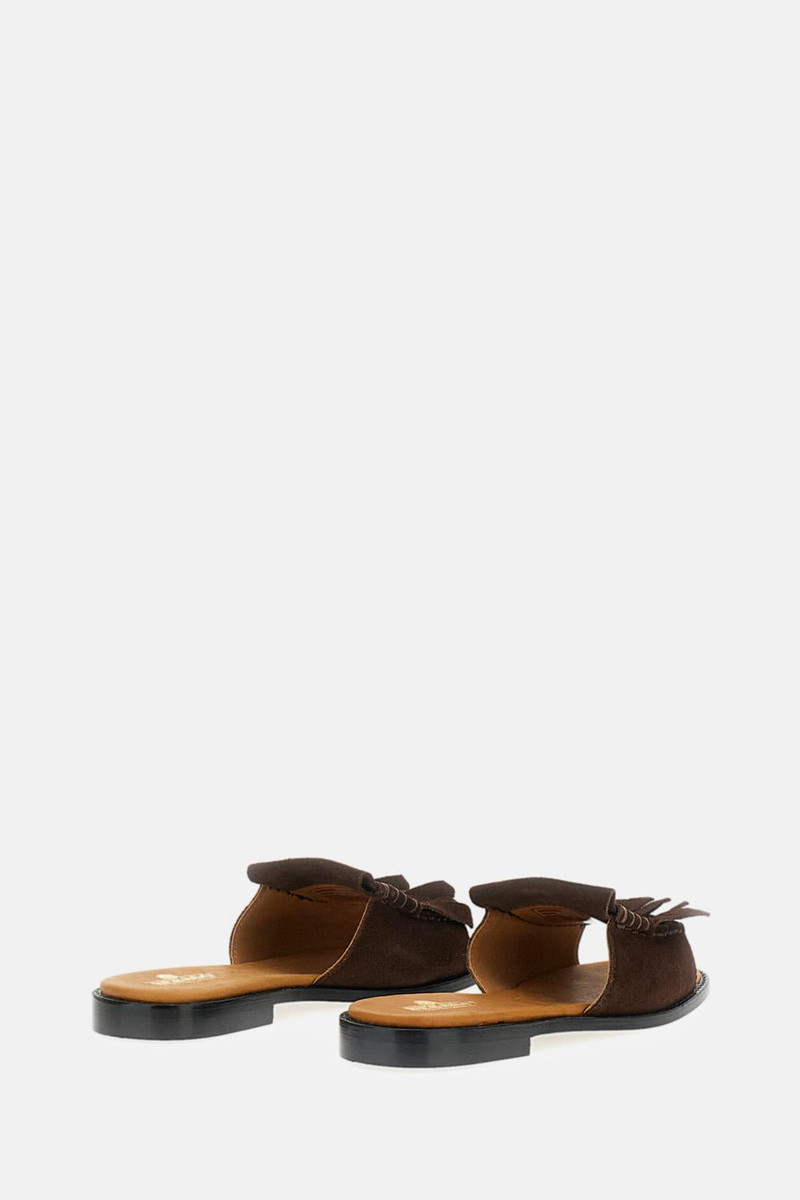 SEBAGO Fringed slide sandals outlook