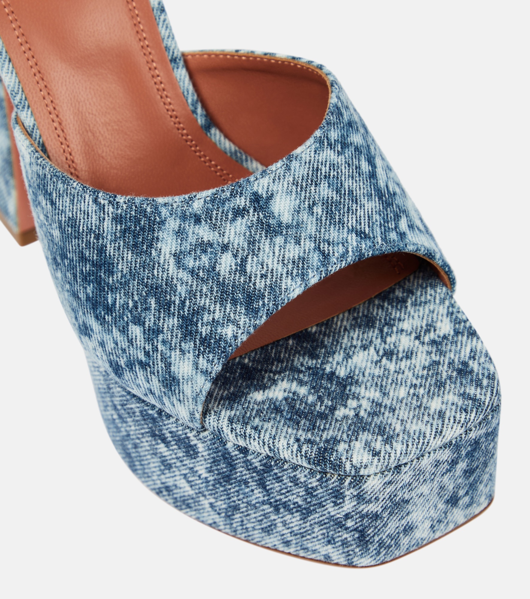 Dalida denim platform mules - 6