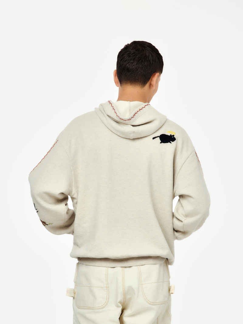 Kapital RAVEN & CAT TOP SWT KNIT HOODIE SWEATSHIRT outlook