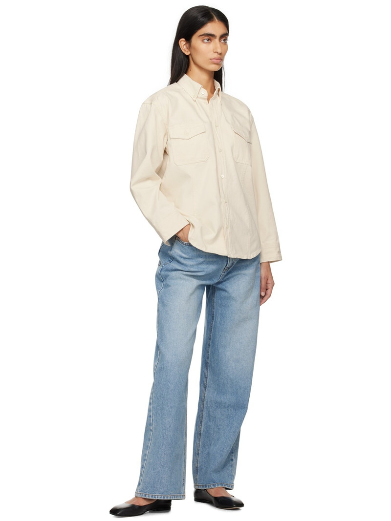 Dunst Off-White Classic Denim Shirt outlook
