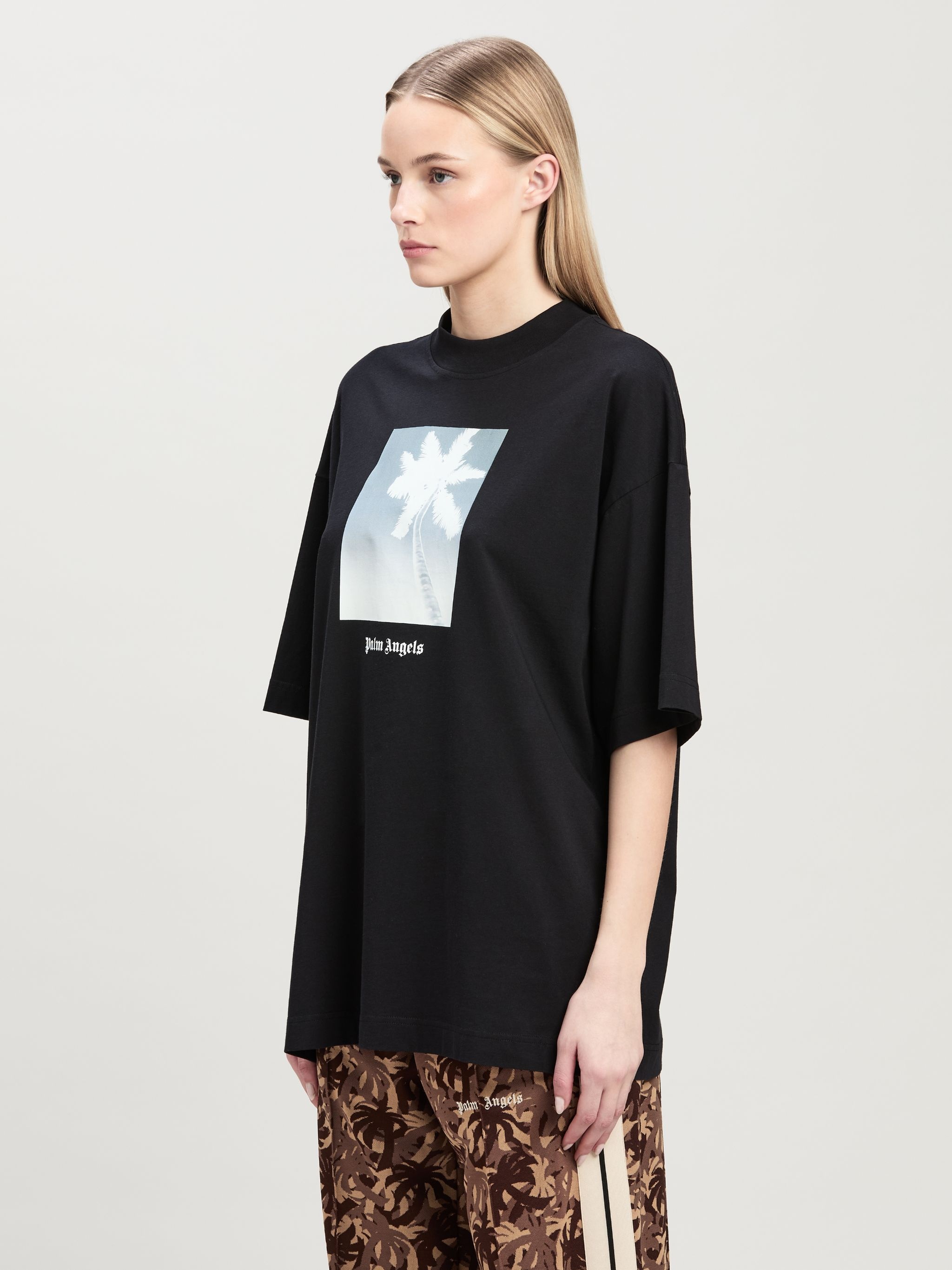 Solarized Palm Print T-Shirt - 4