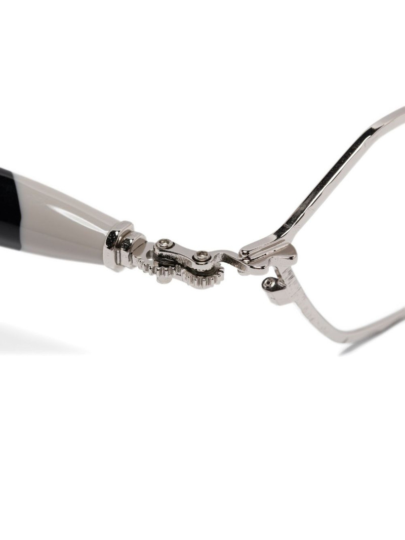 geometric-frame glasses 3