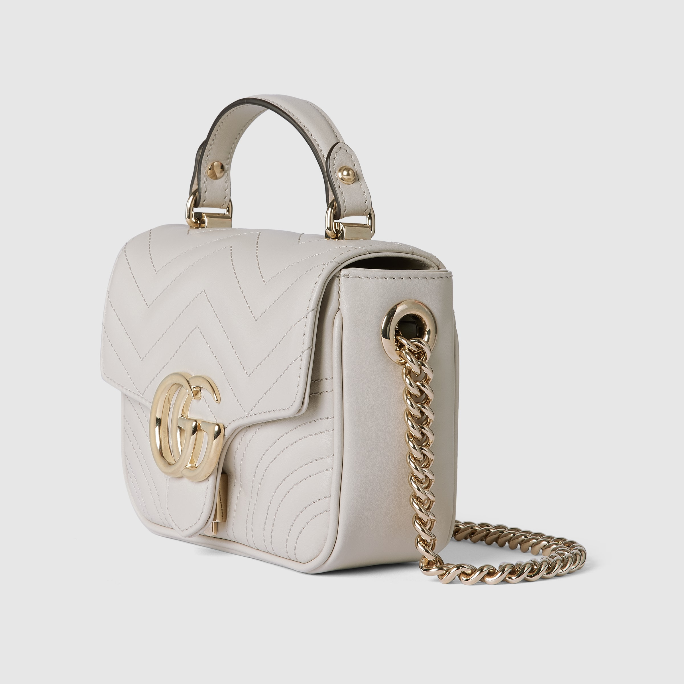 GG Marmont mini top handle bag - 2
