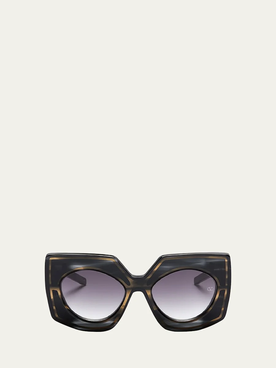 V-Soul Acetate Butterfly Sunglasses - 1