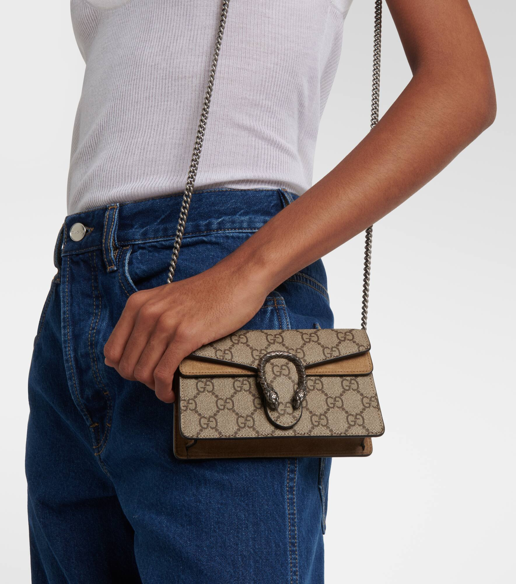 Dionysus GG Supreme Super Mini crossbody bag - 2