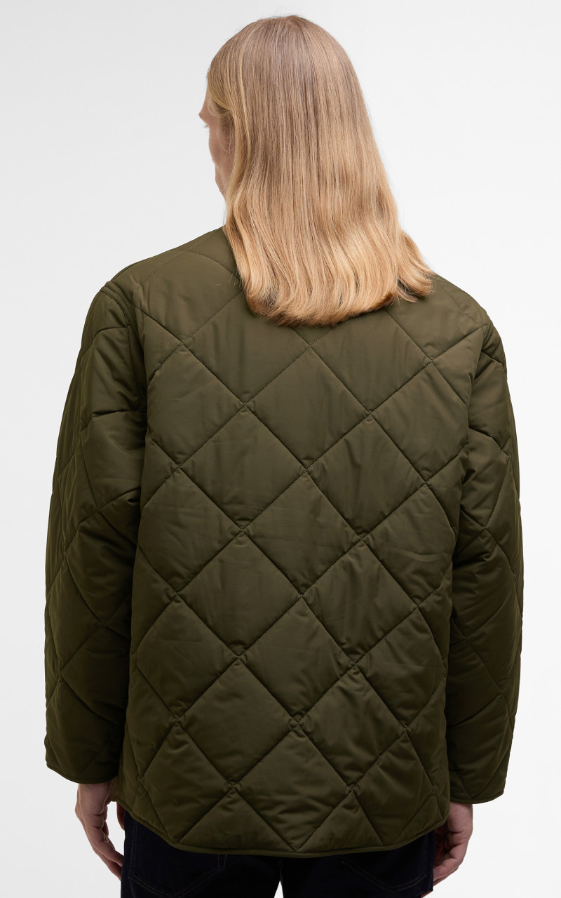 X KAPTAIN SUNSHINE QUILTED LINER KHAKI BROWN - 4