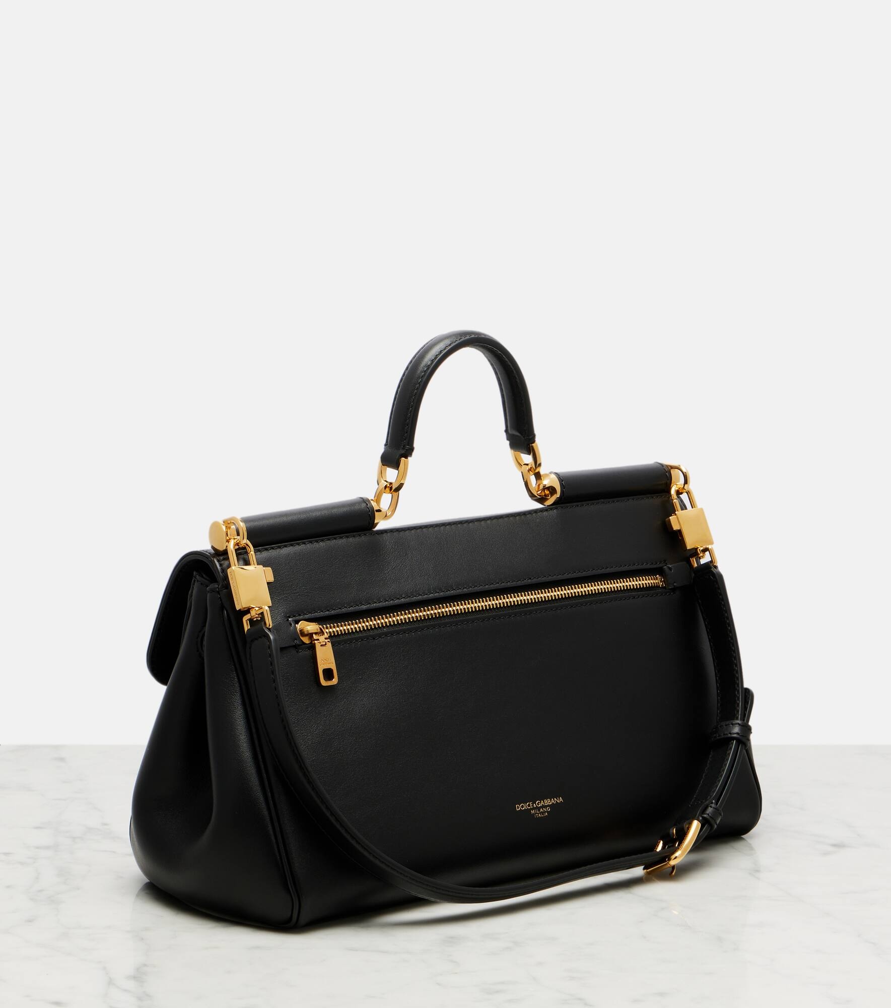 My Sicily Medium leather tote bag - 4