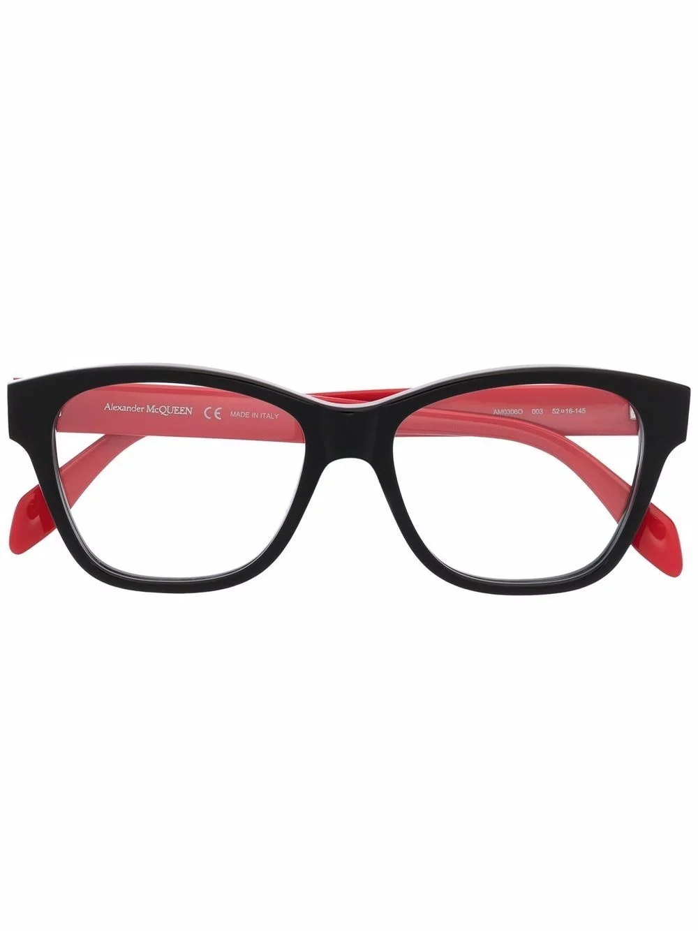 square-frame glasses - 1