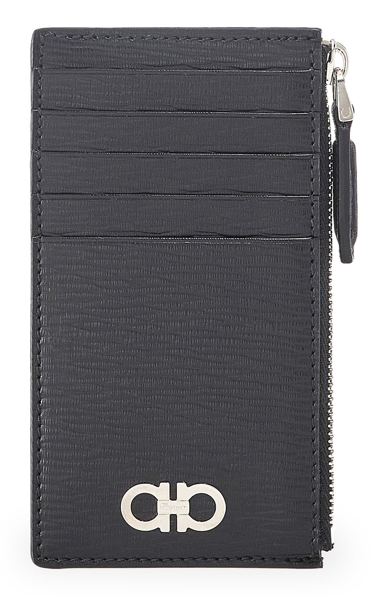Revival Double Gancio Bicolor Zip Card Case - 1