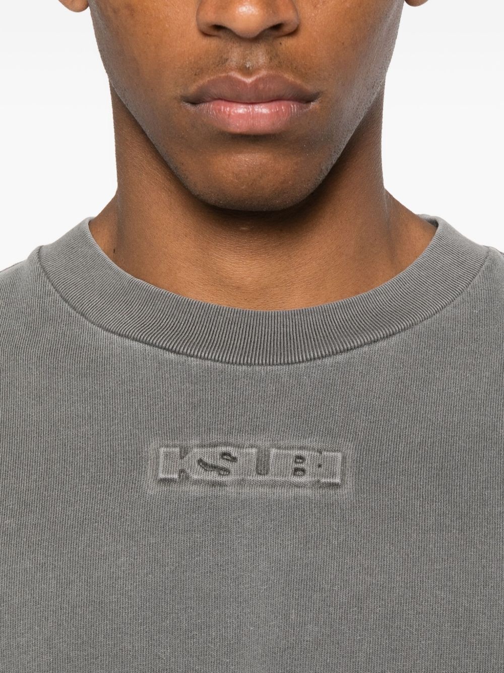 logo-embroidered T-shirt - 4