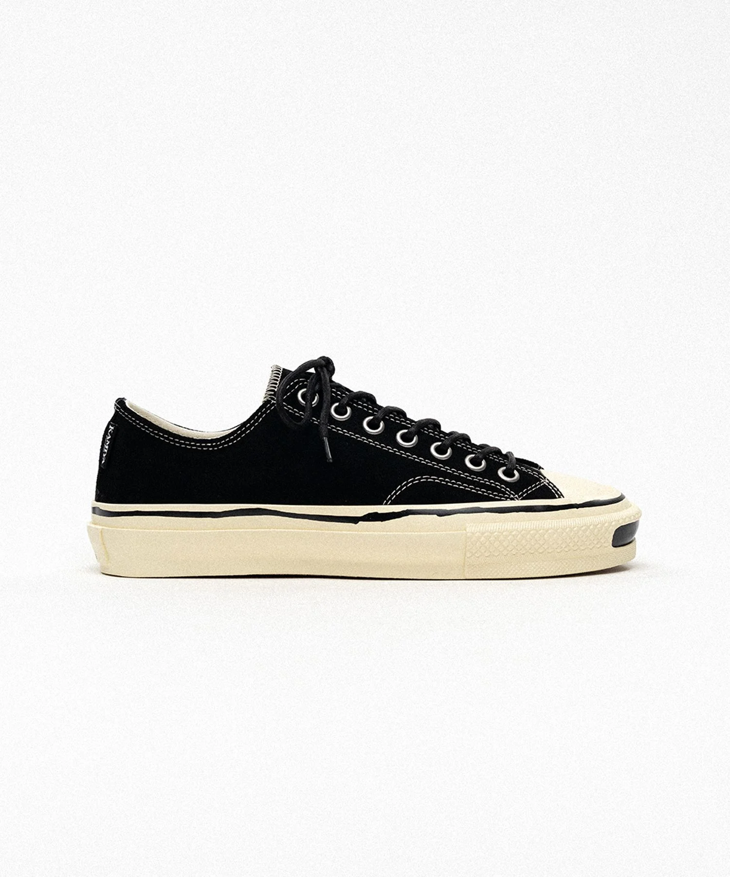 "Joey"Suede Vulcanize Aged Sole Sneaker - 1