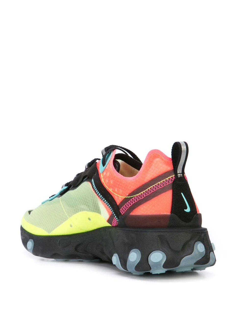 Nike React Element 87 Volt Racer Pink sneakers REVERSIBLE