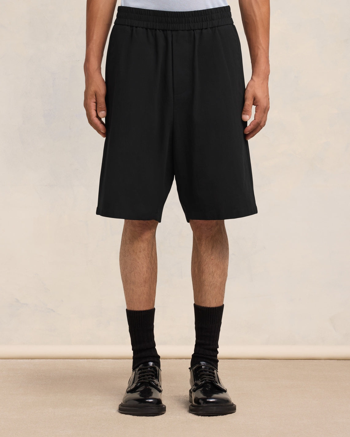 ELASTICATED WAIST BERMUDA SHORTS - 3