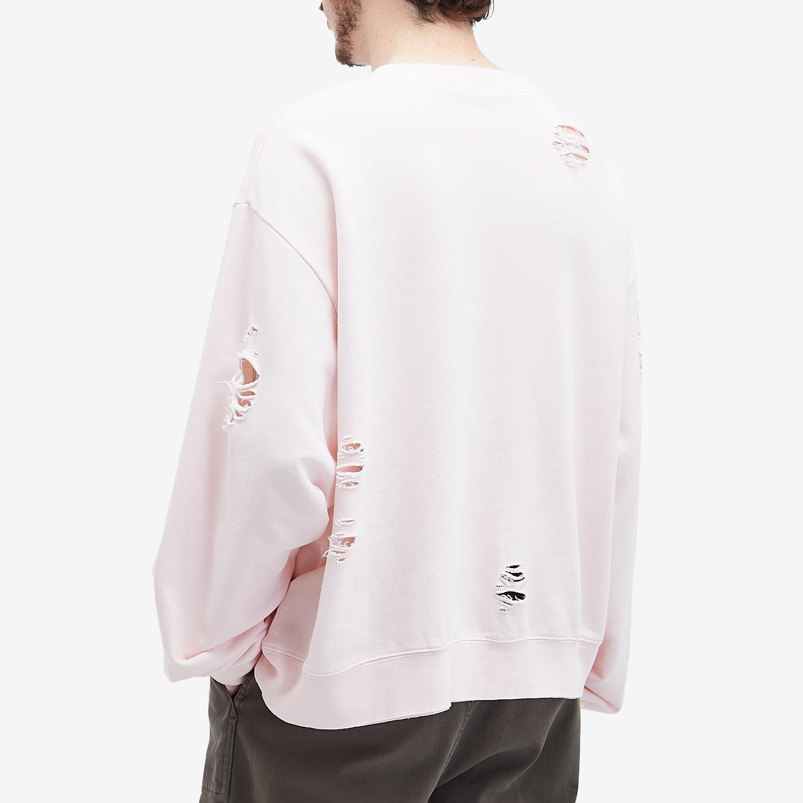 Acne Studios Franziska Button Logo Sweatshirt - 3