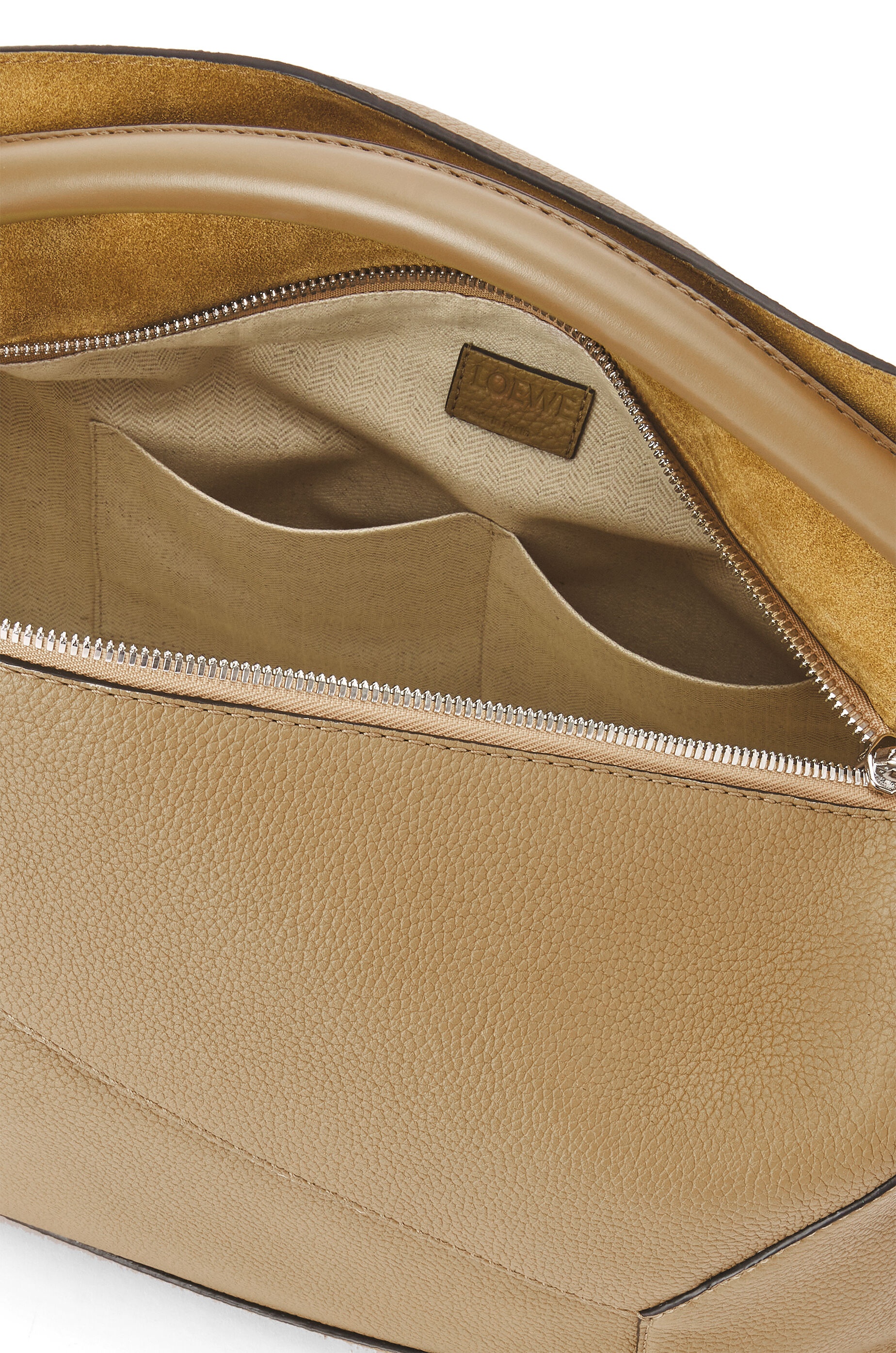 Large Puzzle bag in grained calfskin - 6