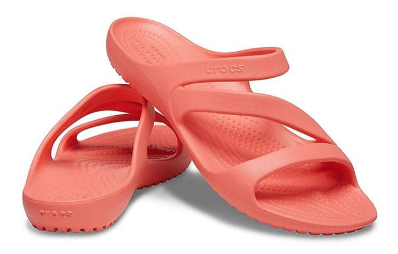 crocs (WMNS) Crocs Orange Red Slippers 206756-6SL outlook