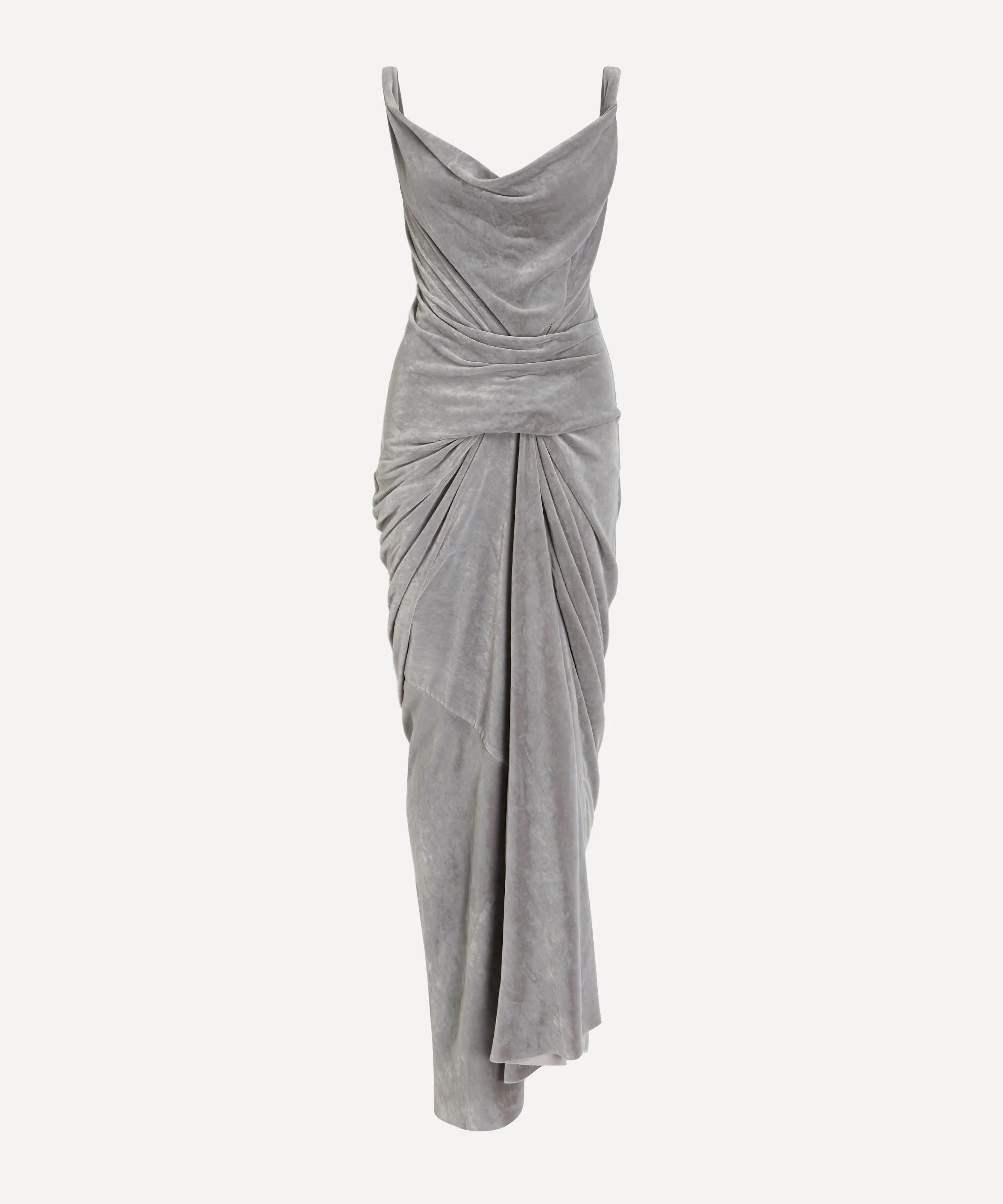 Strutter Silk-Velvet Maxi Dress - 1