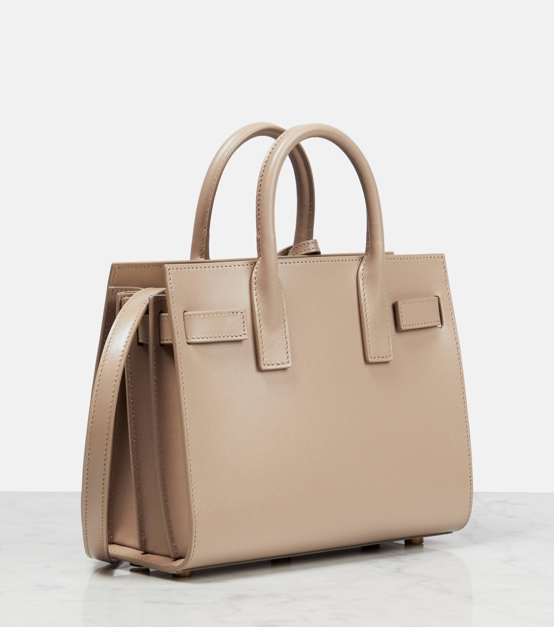 Sac De Jour Nano leather tote bag - 4
