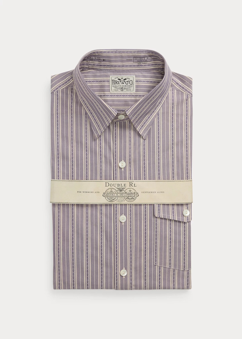 Slim Fit Striped Dobby Shirt 1