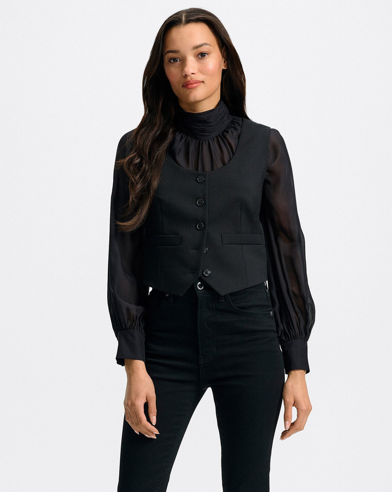VERONICA BEARD MORRIS WOOL VEST outlook