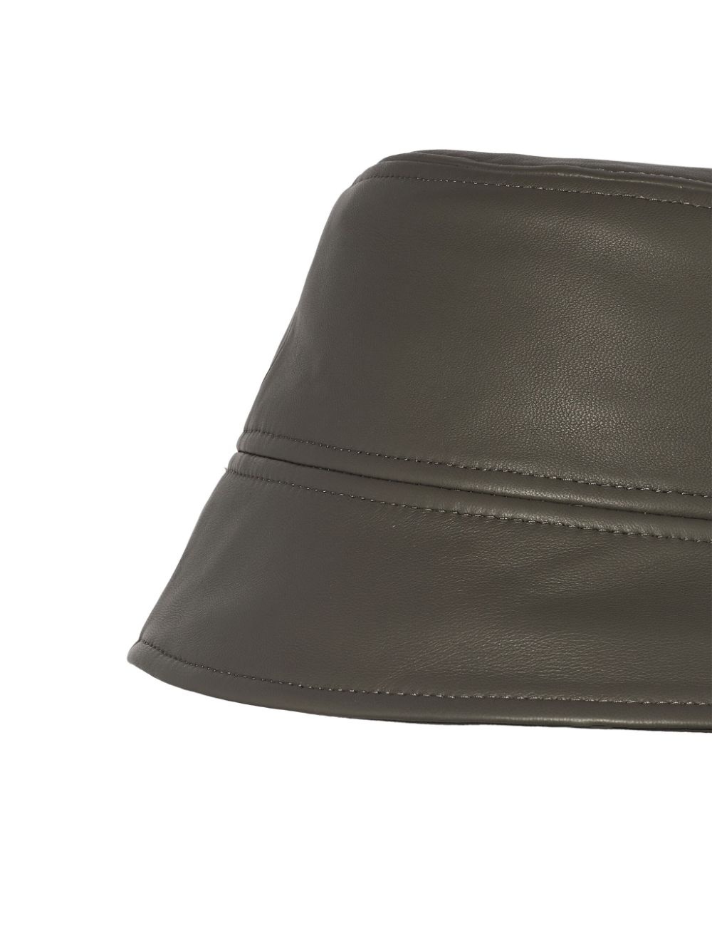 leather bucket hat - 3