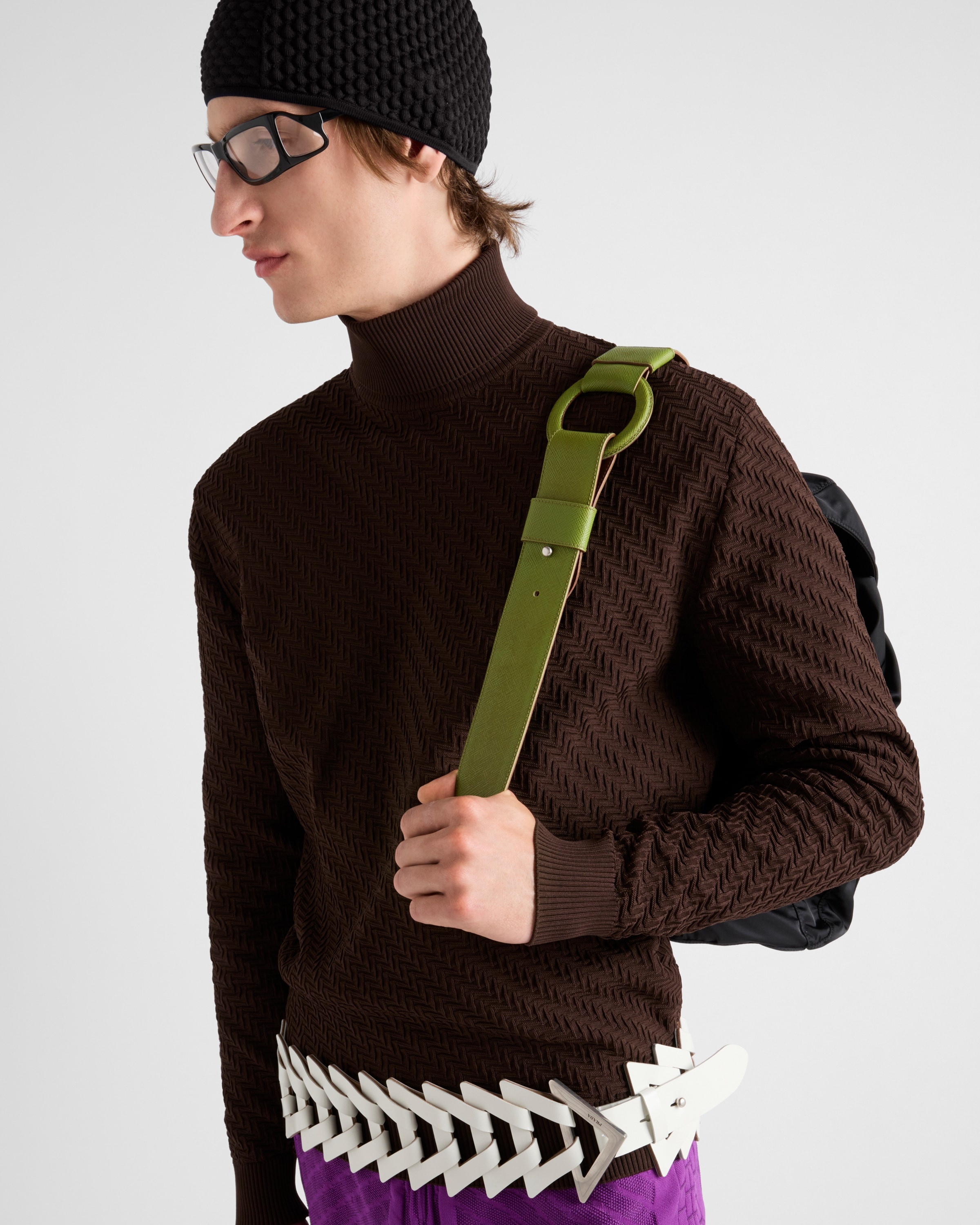 Re-Nylon turtleneck sweater - 6
