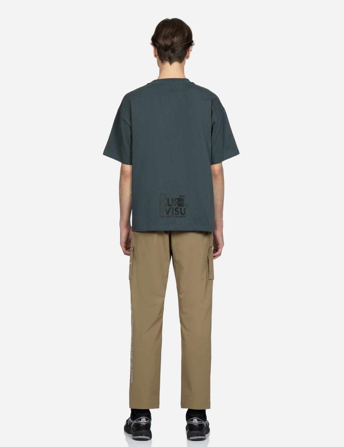 Logo Embroidery Regular Fit Cargo Pants - 6