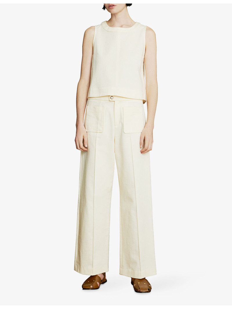 soeur Harry twin-pocket cotton trousers outlook