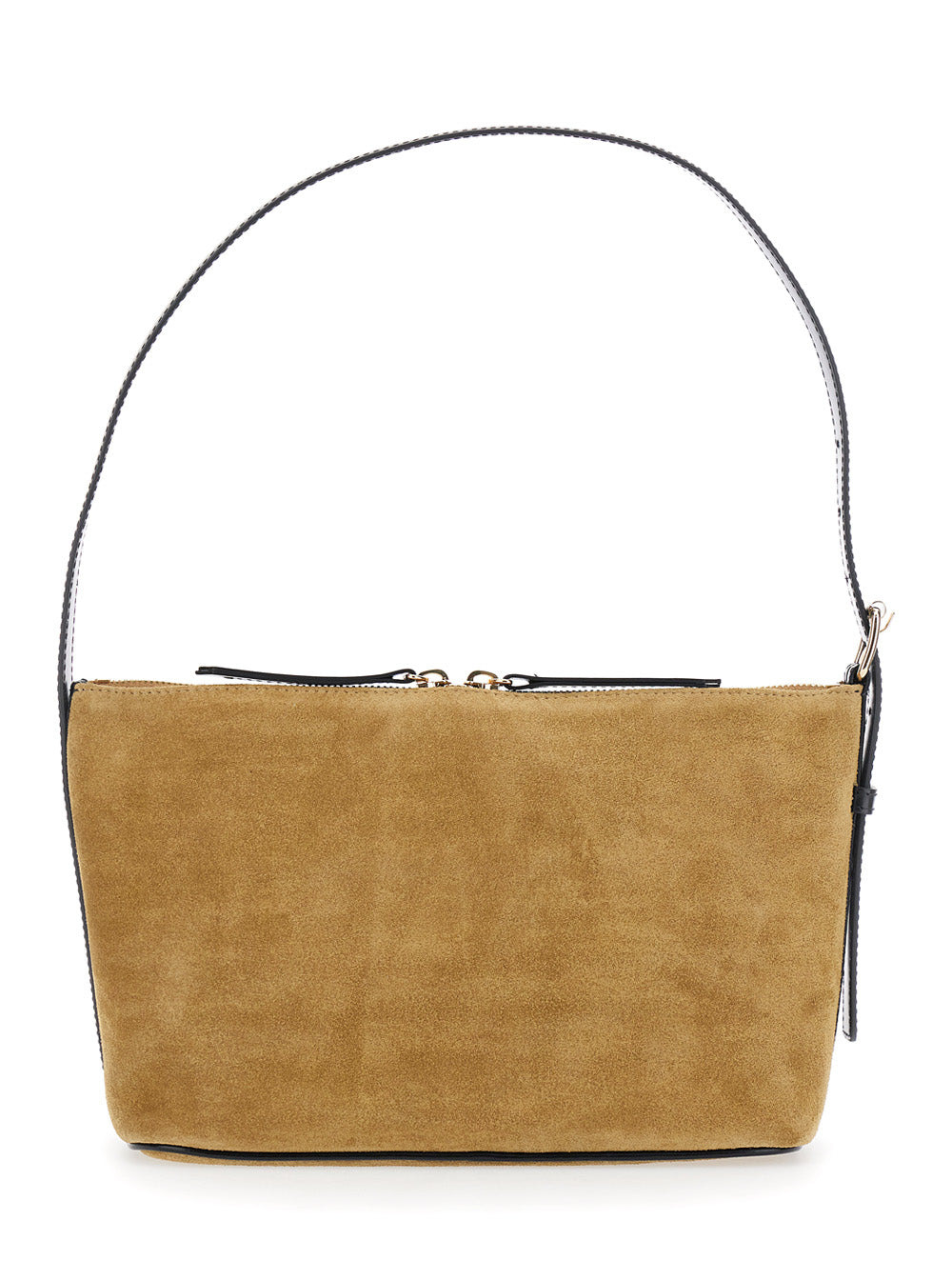 A.P.C. Women 'Vera' Beige Shoulder Bag With Top Handle And Zip Closure In Suede Woman - 4