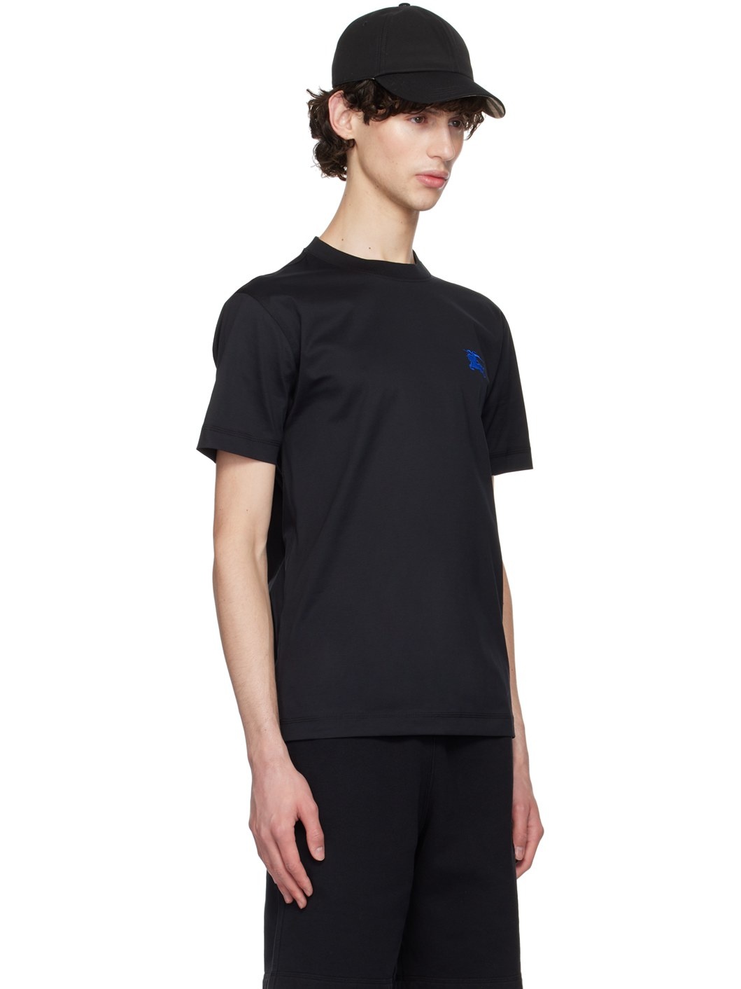 Black Cotton T-Shirt - 2