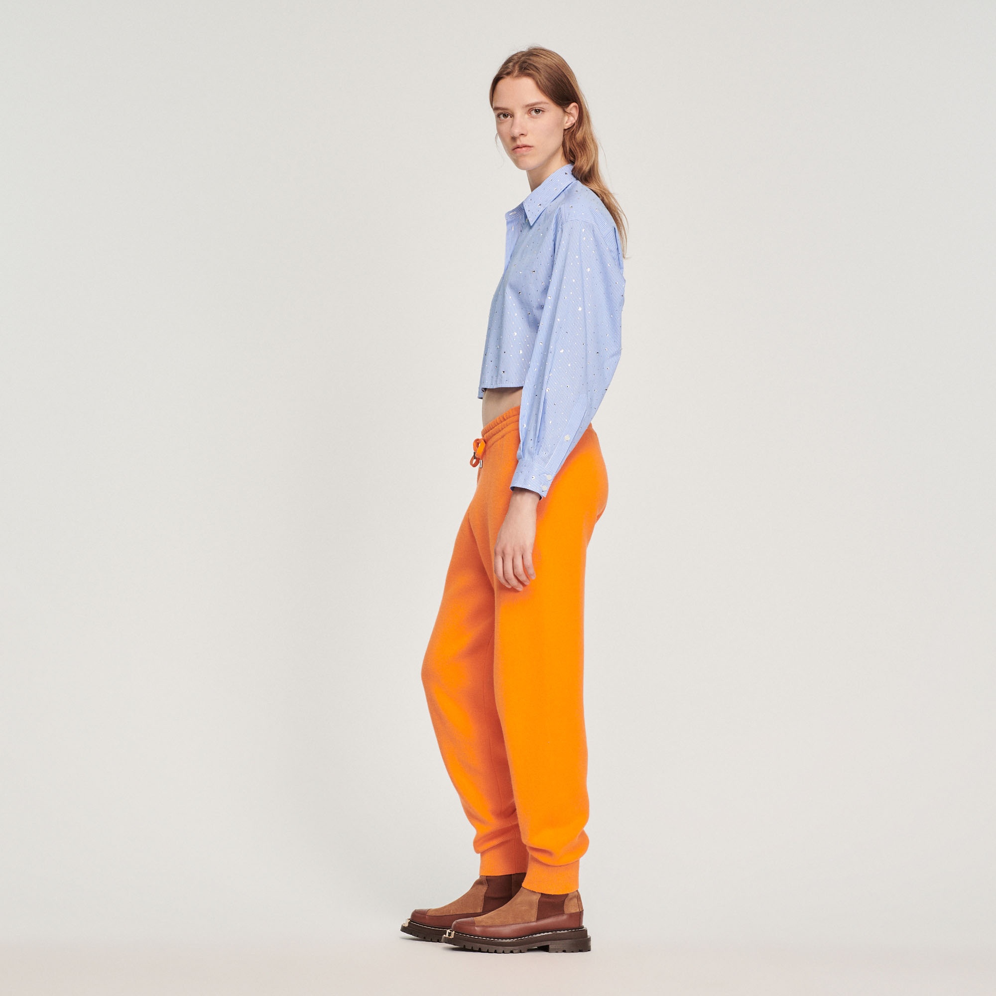 Knitted jogging bottoms - 7