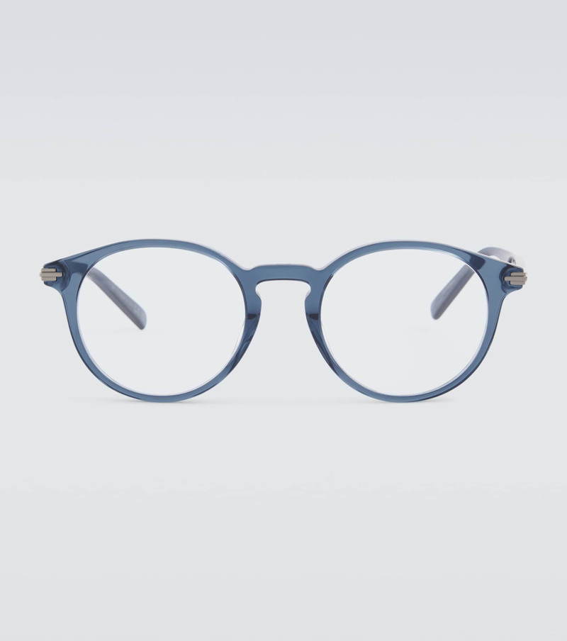 DiorBlackSuitO R6I round glasses 1