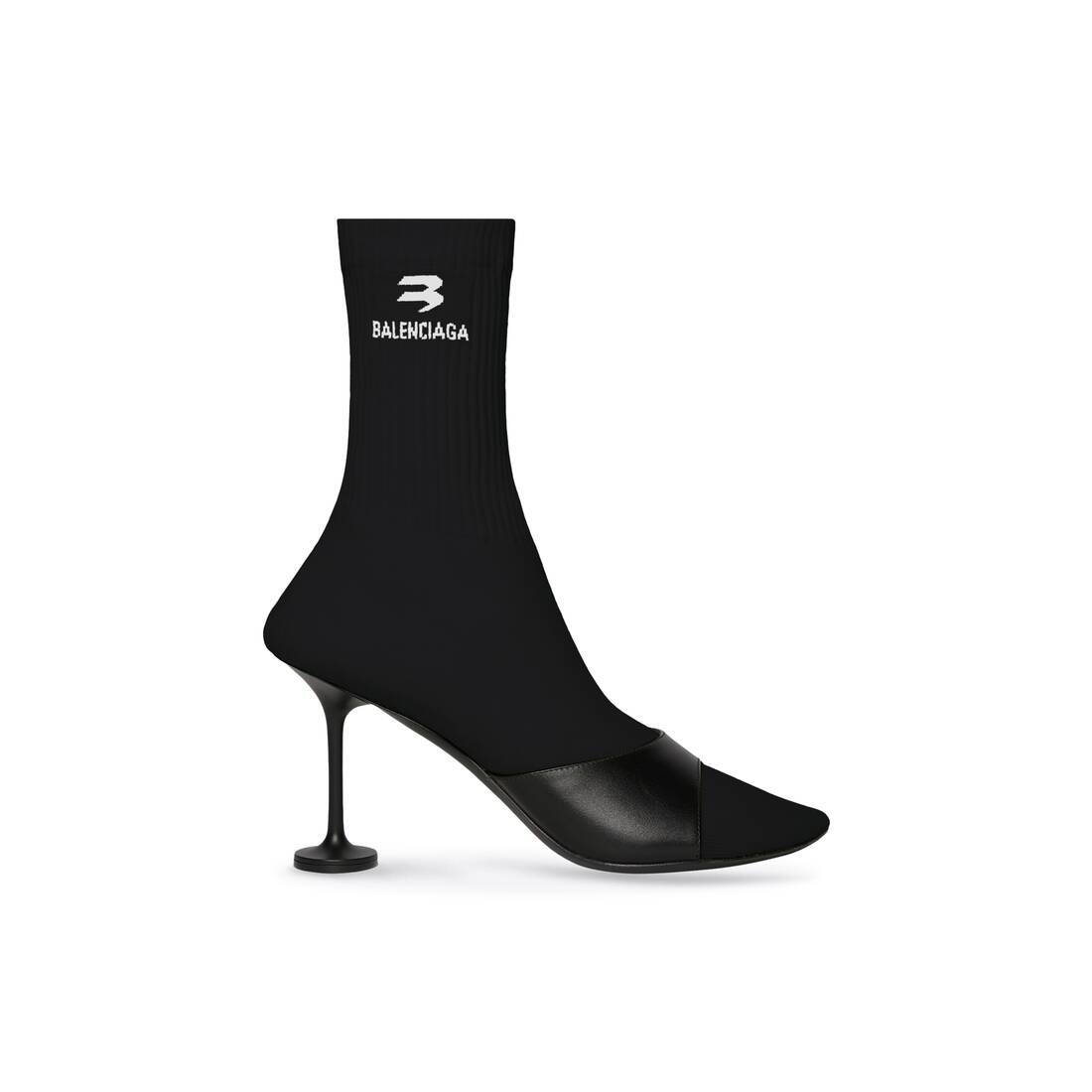 Women's Sock 90mm Bootie in Black - 1