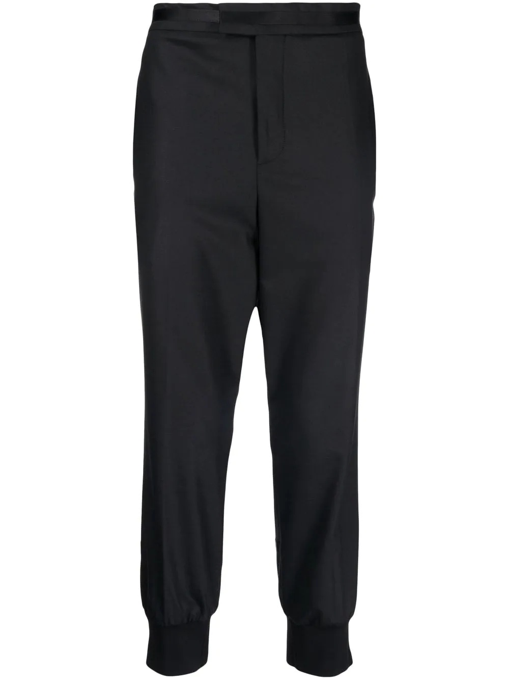 Travel Rib Cuff tailored trousers - 1