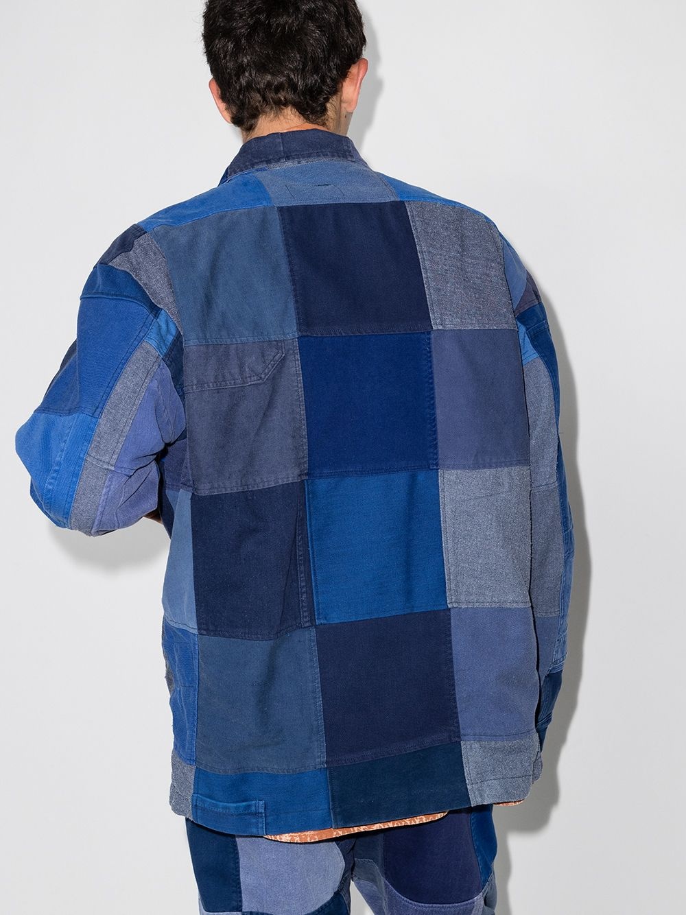 French Artist patchwork jacket - 3