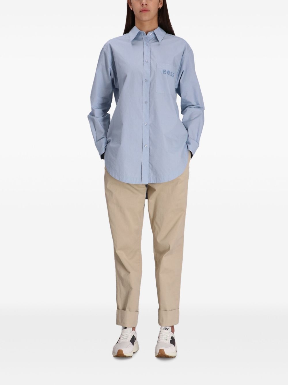 logo-embellished shirt - 2