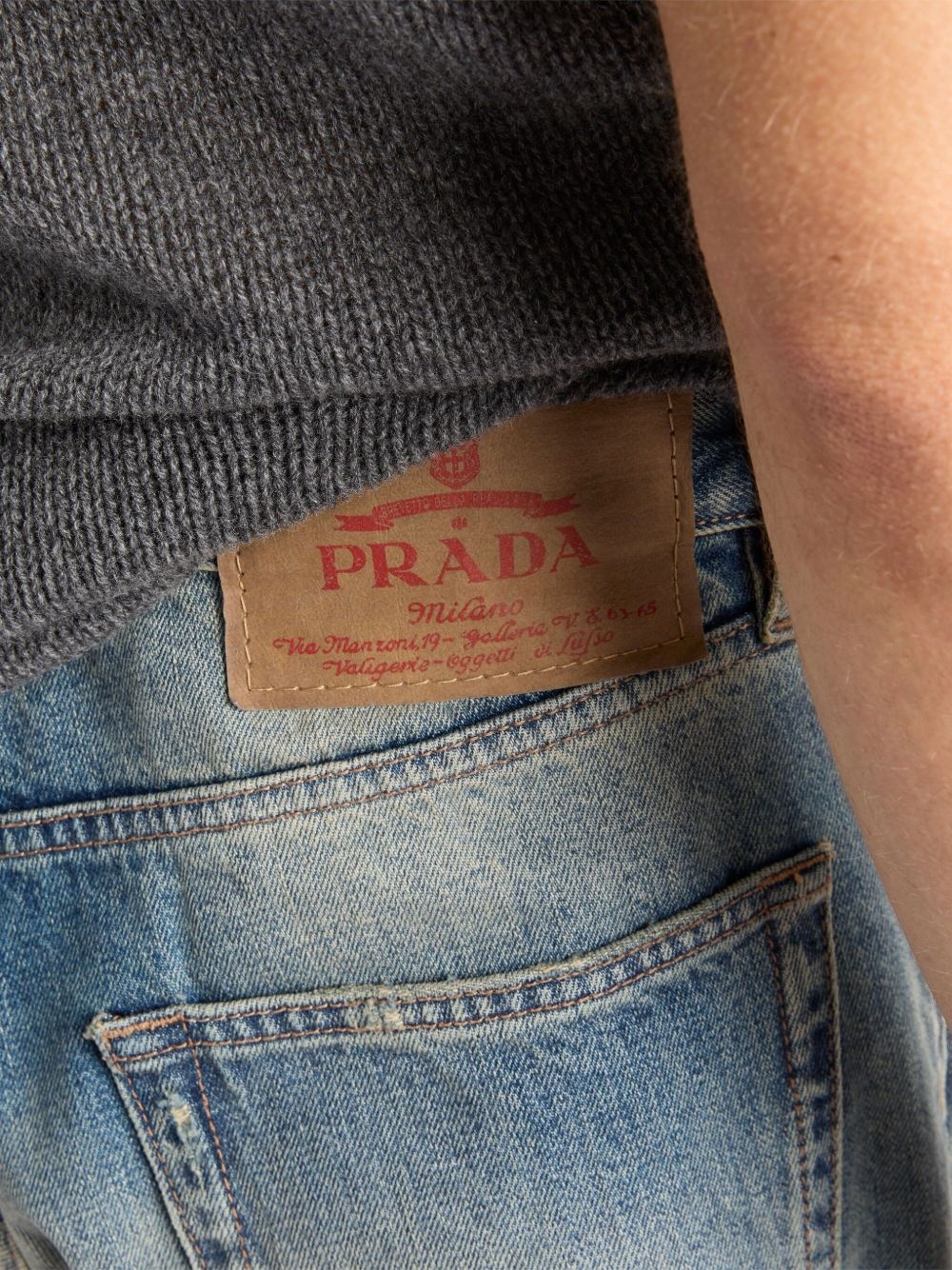 logo-patch jeans - 5