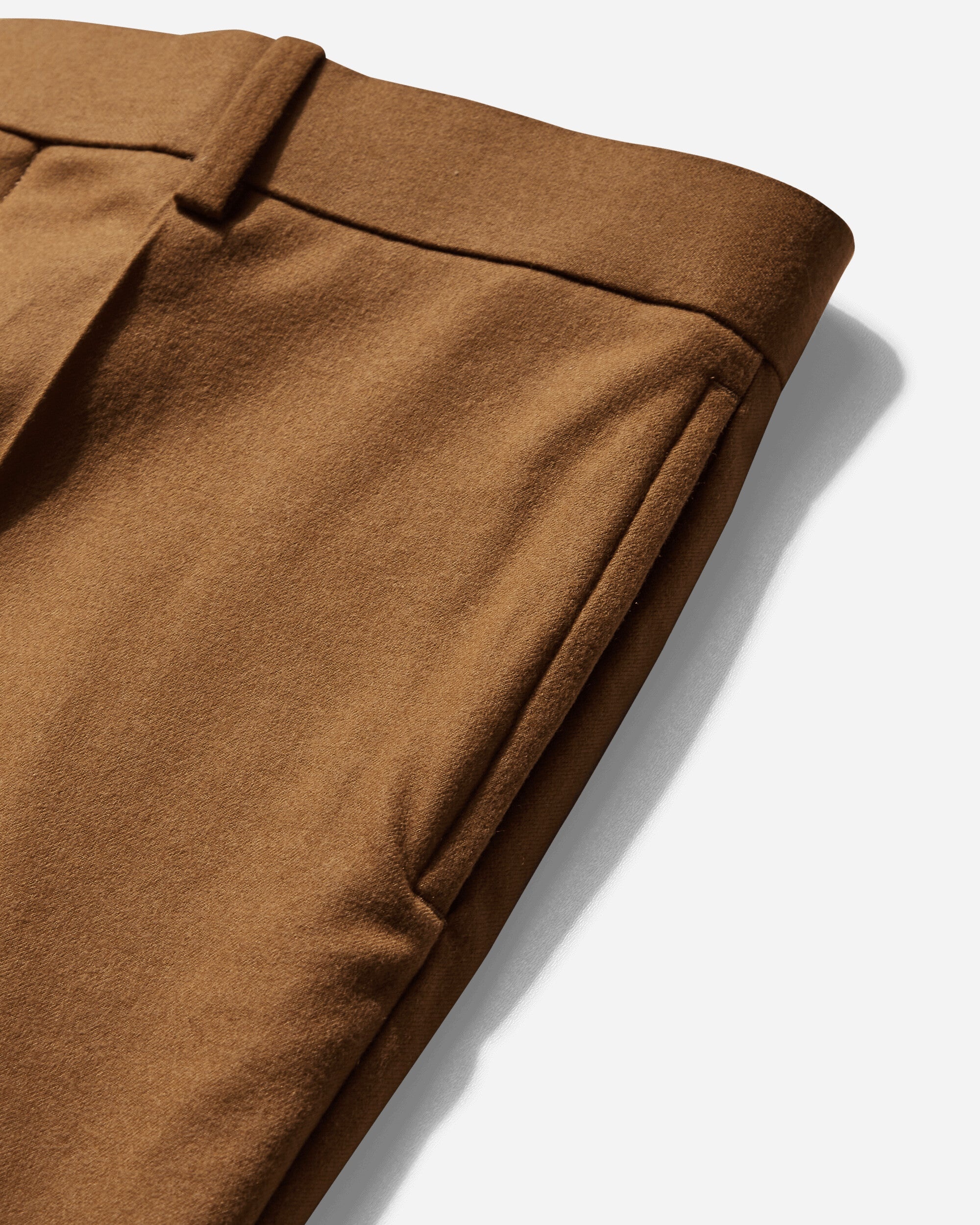 Wool Tailored Pants Camel - 3