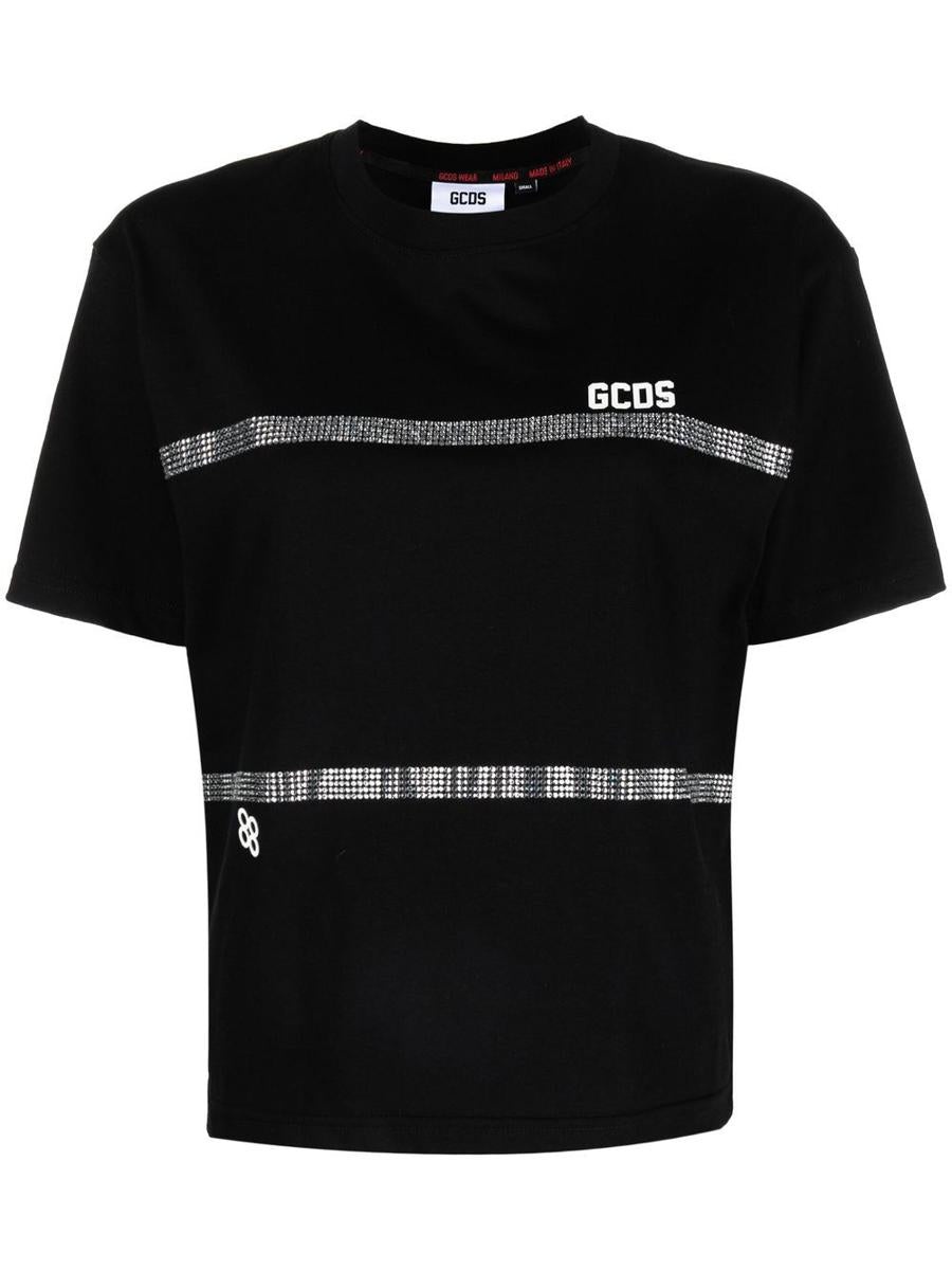 GCDS BLING T-SHIRT CLOTHING - 1